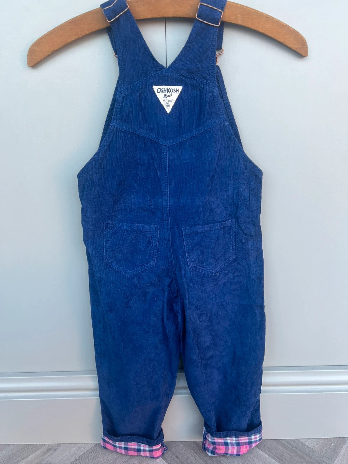 Oshkosh Corduroy Purple Dungarees 5T