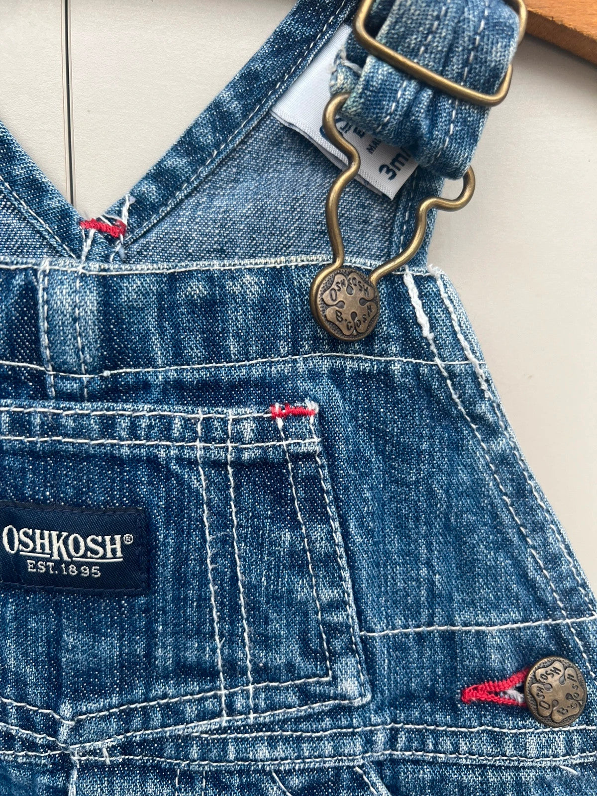 Oshkosh Vintage Denim Dungarees 3M