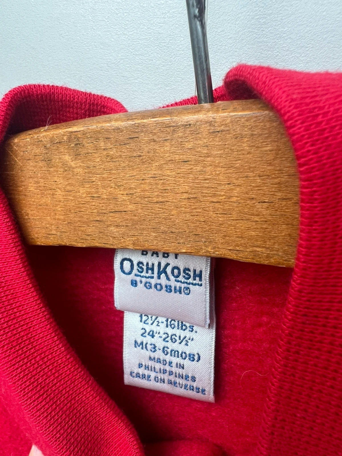 Oshkosh Vintage Fleece Romper 3-6M