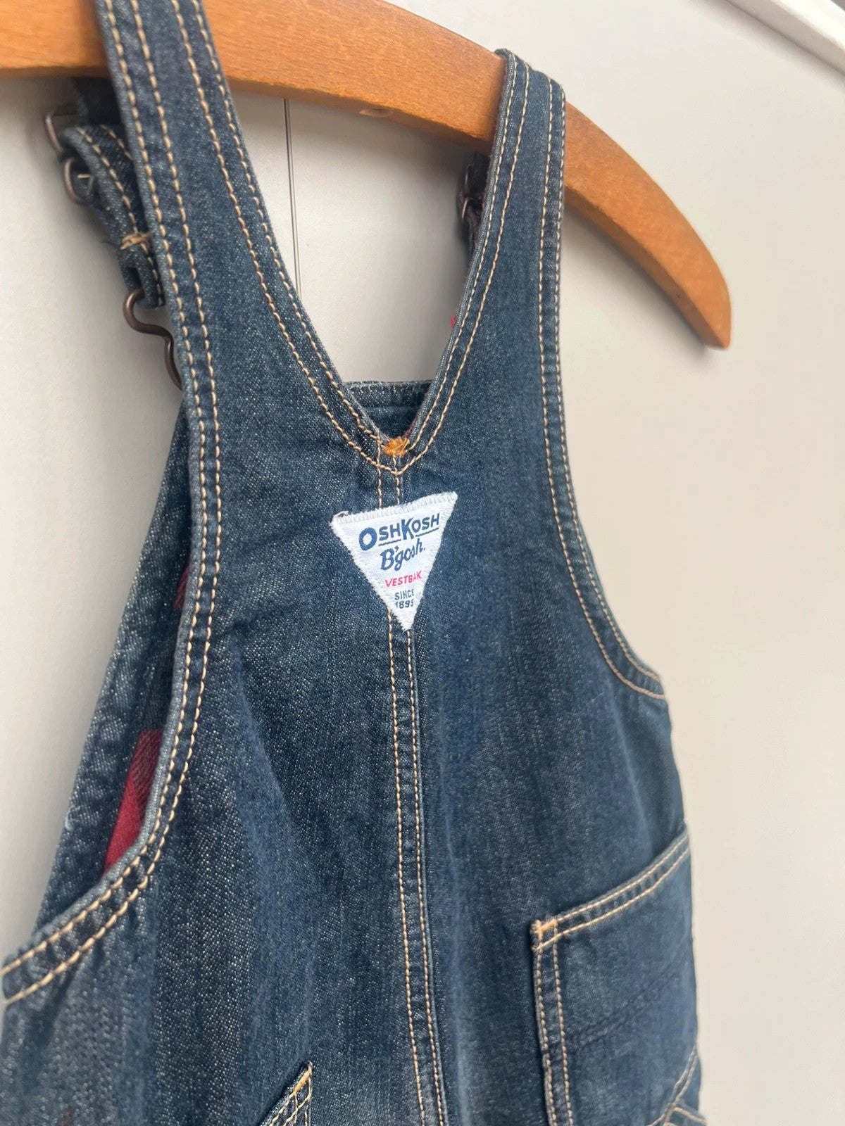 Oshkosh Lined Dark Denim Dungarees 9M