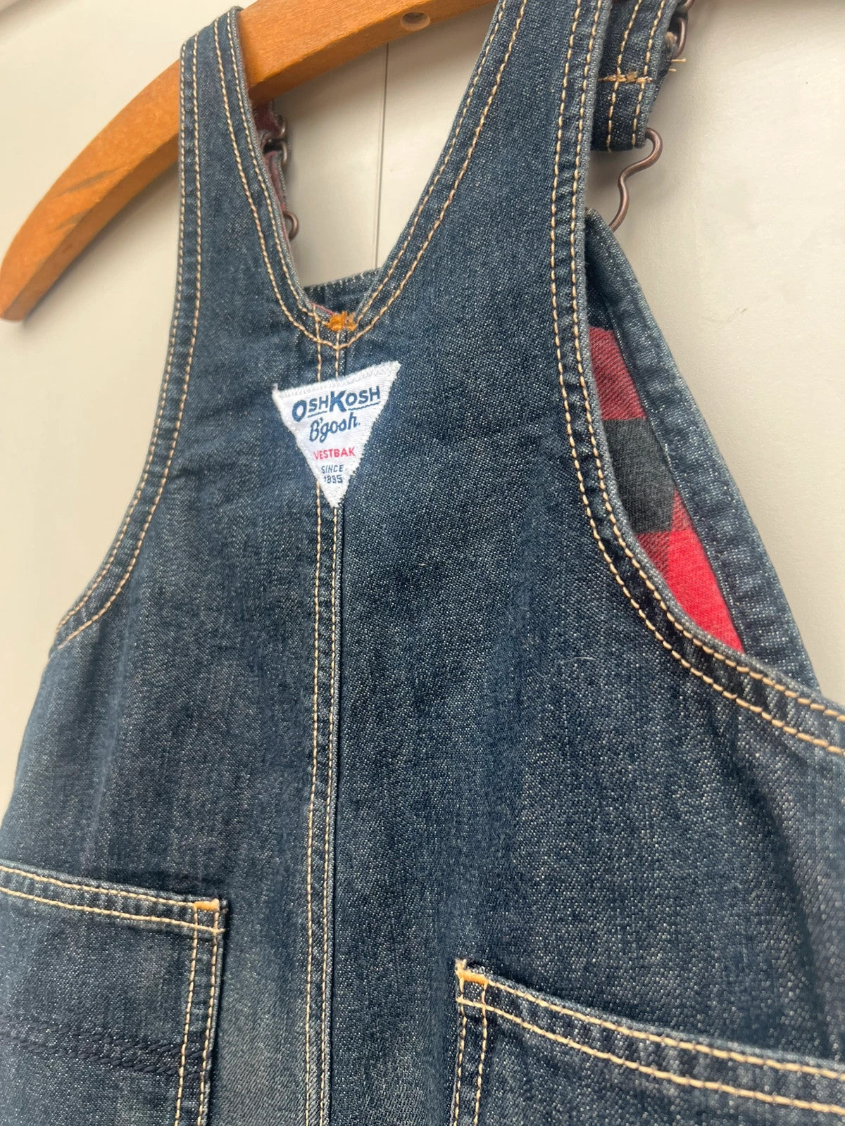 Oshkosh Lined Dark Denim Dungarees 9M