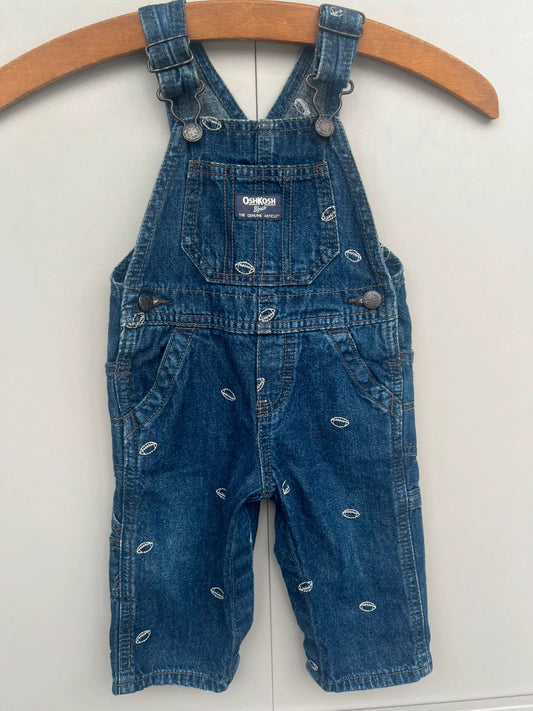 Oshkosh Rugby Ball Denim Dungarees 9M