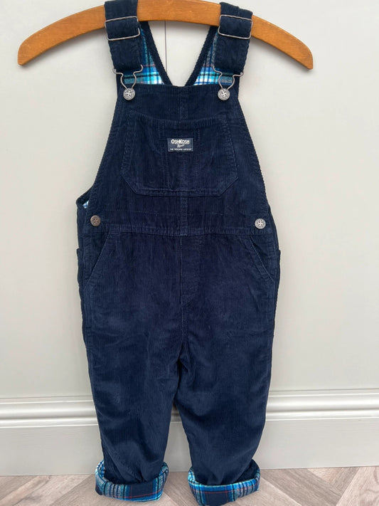 Oshkosh Navy Corduroy Dungarees 5T