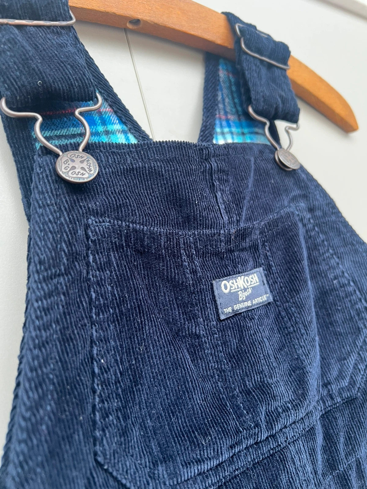 Oshkosh Navy Corduroy Dungarees 5T