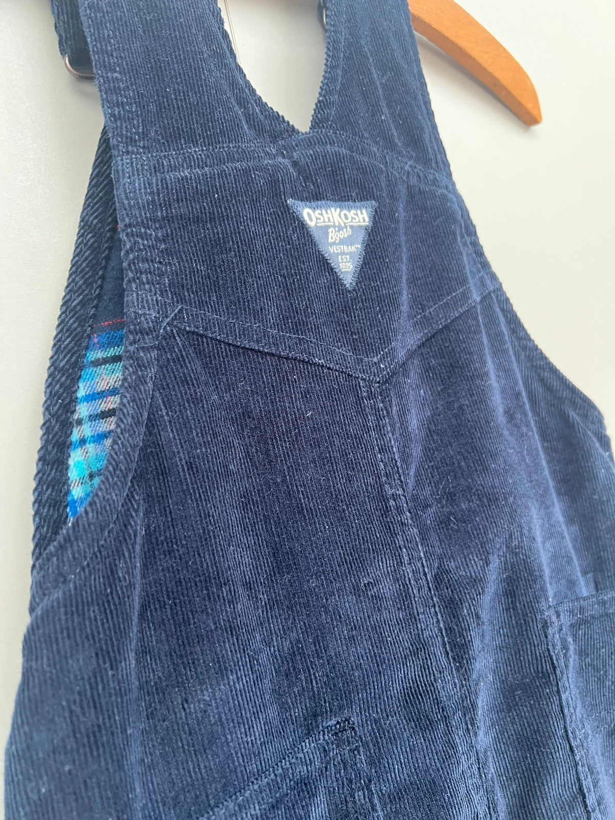 Oshkosh Navy Corduroy Dungarees 5T