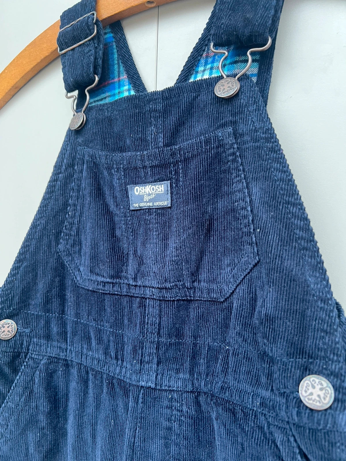 Oshkosh Navy Corduroy Dungarees 5T