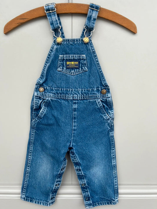 Oshkosh Unisex Vintage Denim Dungarees 3T