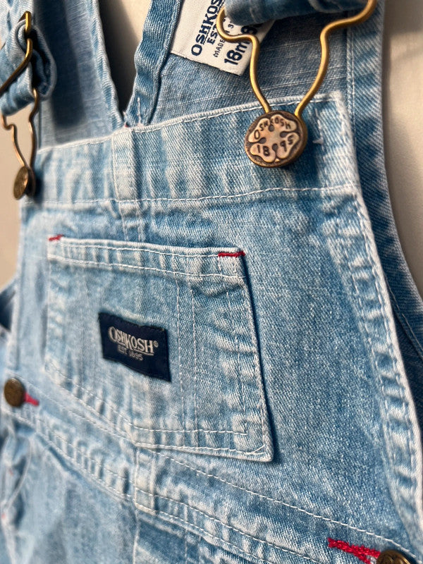 Oshkosh Vintage Denim Dress 18M