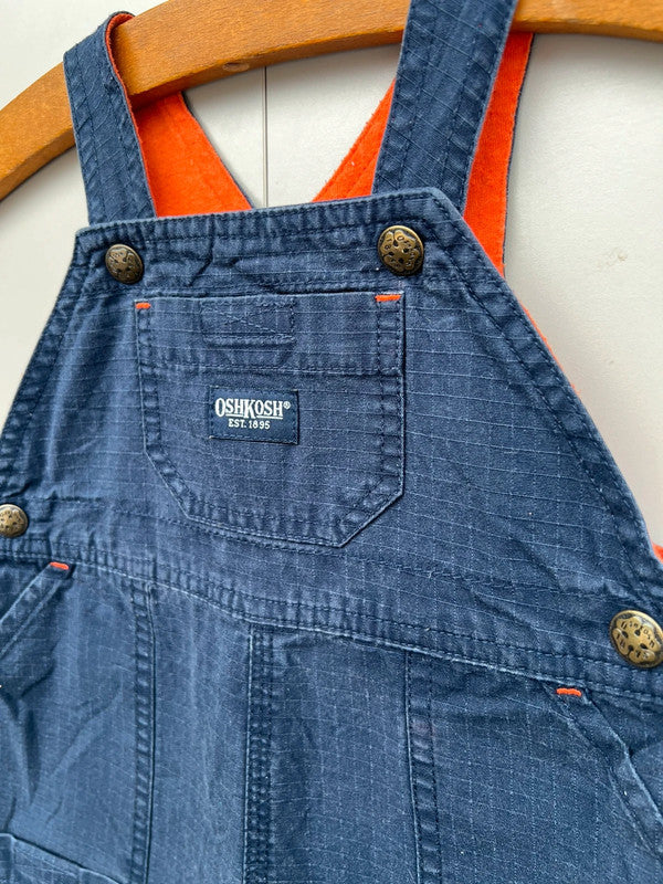 Oshkosh Vintage Navy Cargo Dungarees 3-6M