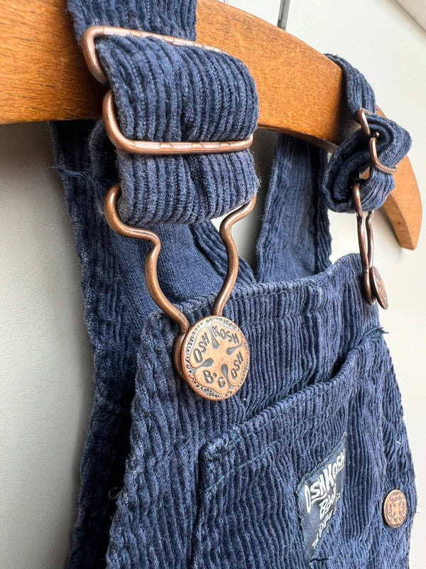 Oshkosh Corduroy Navy Dungarees 6M