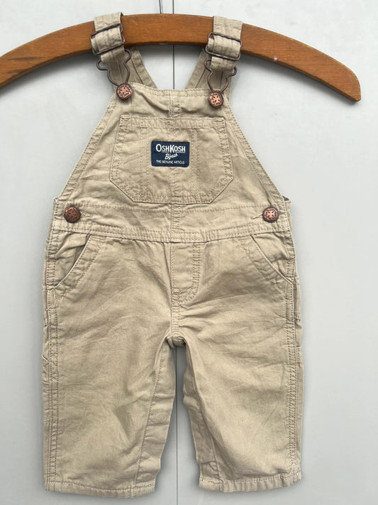 Oshkosh Cargo Beige Dungarees 6M