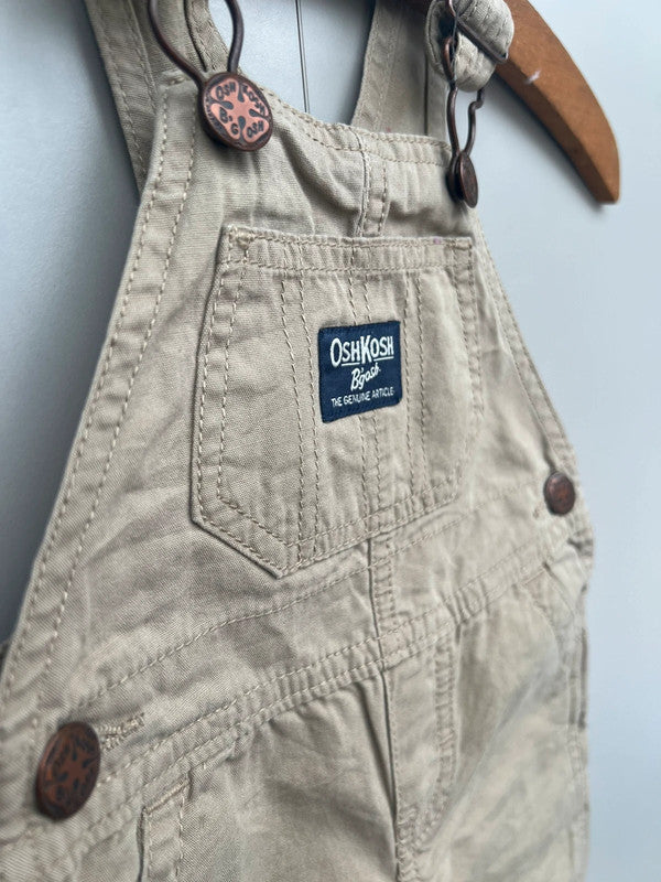 Oshkosh Cargo Beige Dungarees 6M