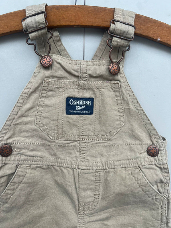 Oshkosh Cargo Beige Dungarees 6M