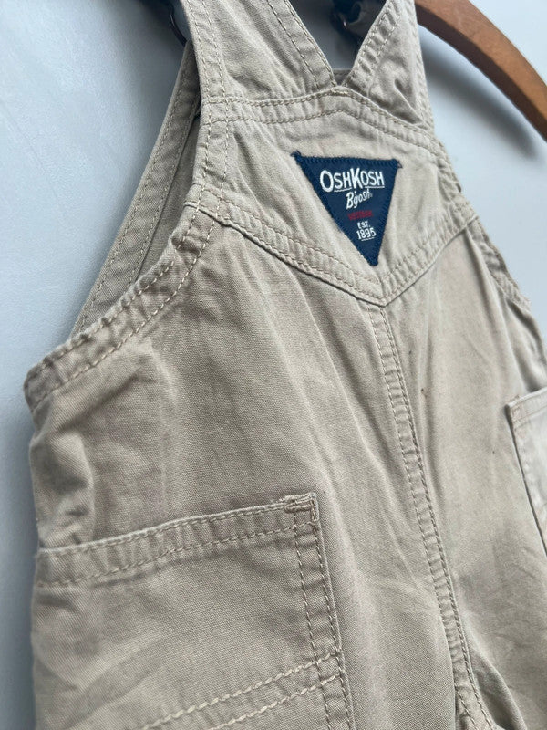 Oshkosh Cargo Beige Dungarees 6M