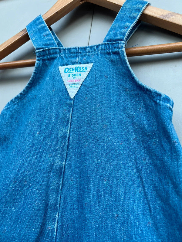 Oshkosh Vintage Bubble Dungarees 3/6M