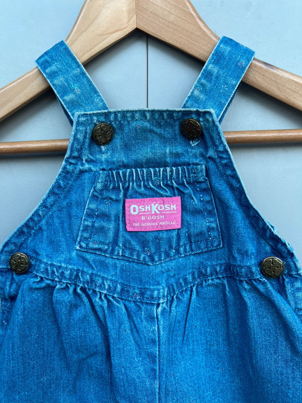 Oshkosh Vintage Bubble Dungarees 3/6M