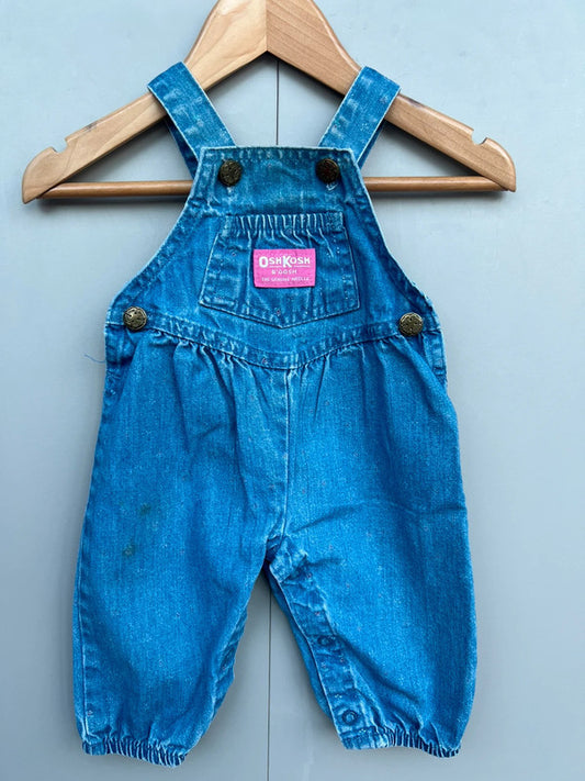 Oshkosh Vintage Bubble Dungarees 3/6M