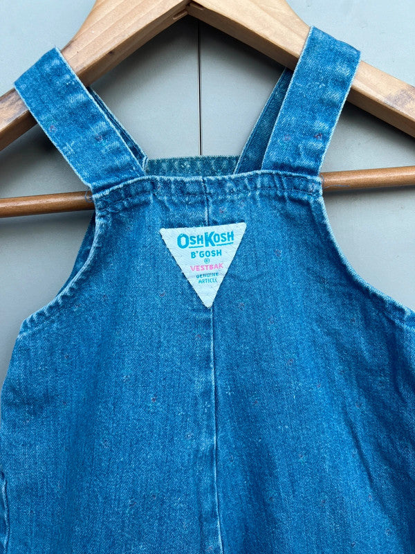 Oshkosh Vintage Bubble Dungarees 3/6M