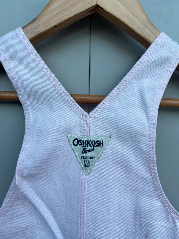 Oshkosh Rose Pink Dungarees 3M