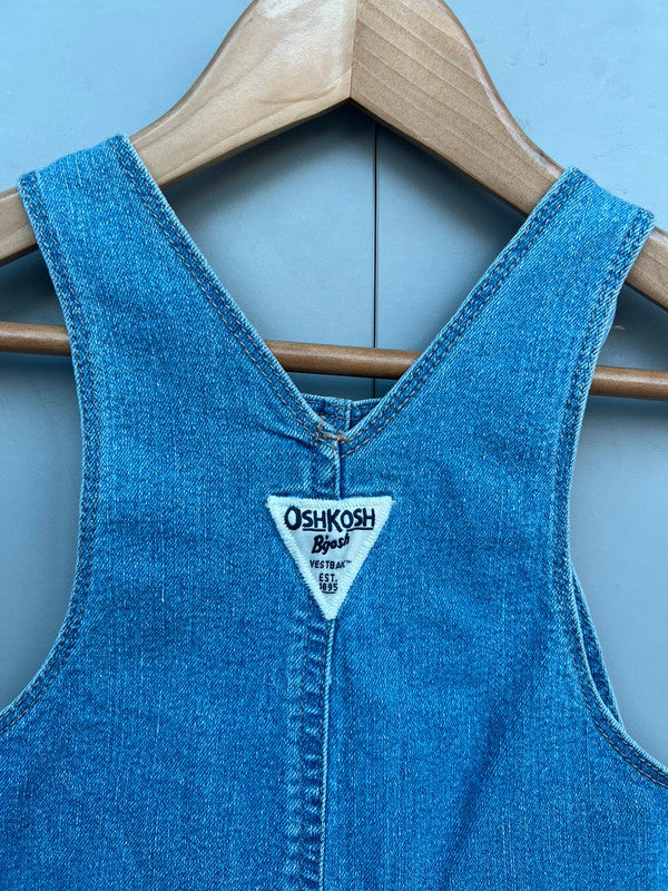 Oshkosh Floral Denim Dungarees 12M