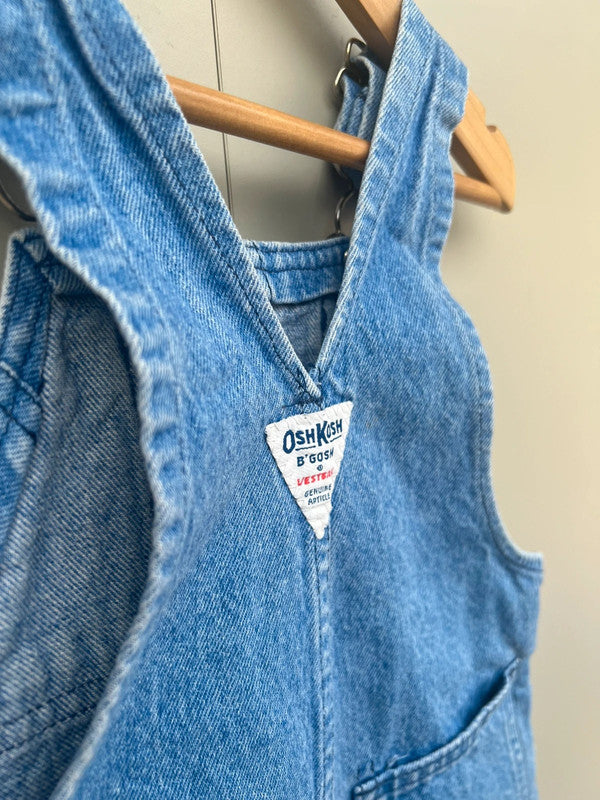 Oshkosh Vintage Light Denim Dungarees 3T