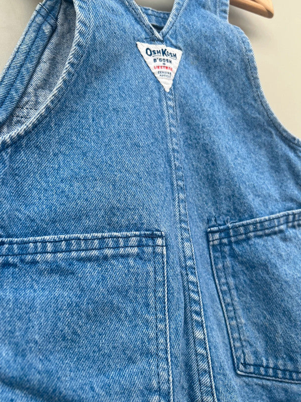 Oshkosh Vintage Light Denim Dungarees 3T