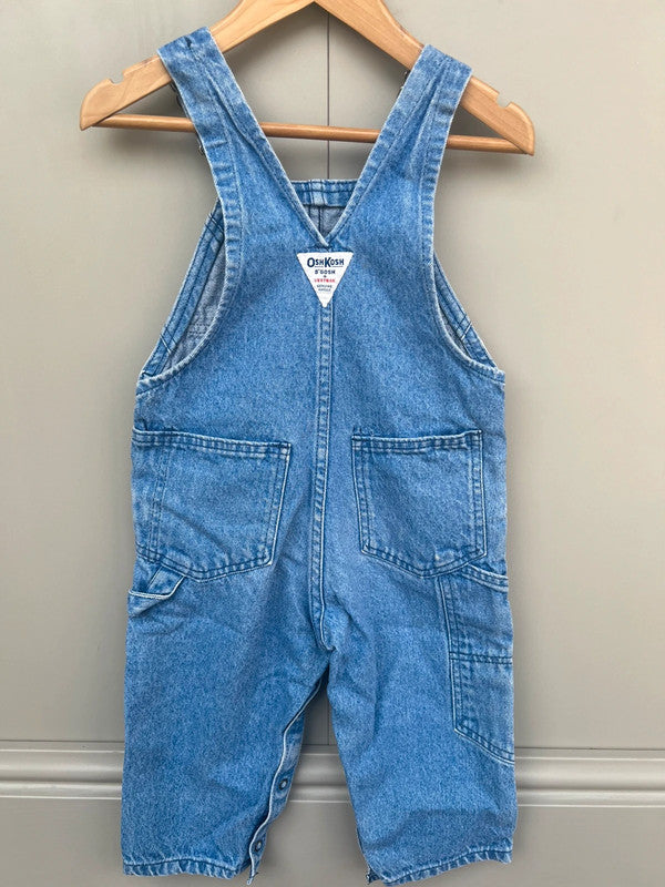 Oshkosh Vintage Light Denim Dungarees 3T