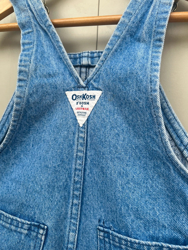 Oshkosh Vintage Light Denim Dungarees 3T