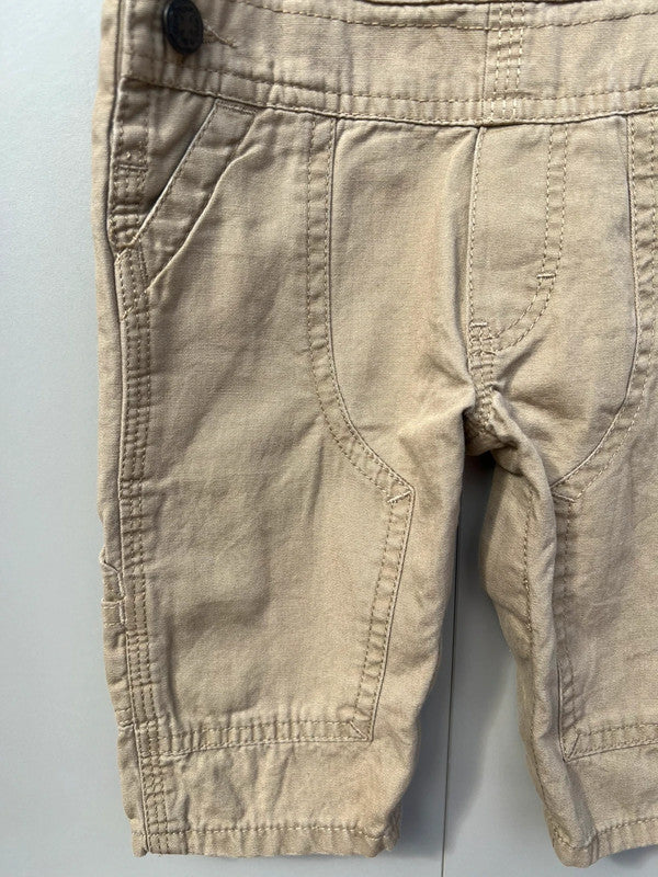 Oshkosh Beige Cargo Dungarees 3M