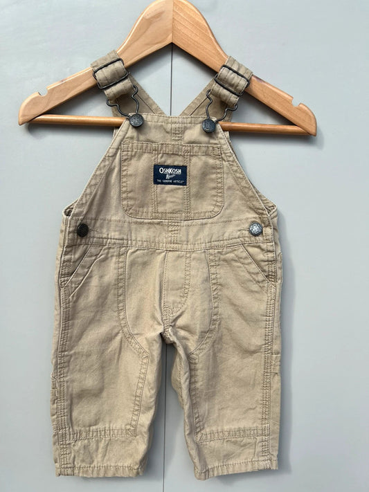 Oshkosh Beige Cargo Dungarees 3M