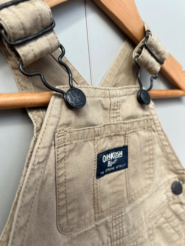 Oshkosh Beige Cargo Dungarees 3M