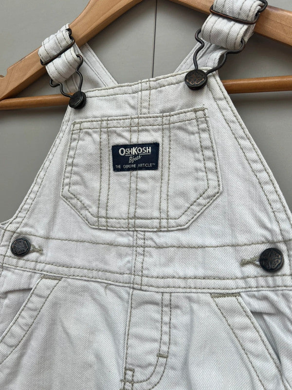 Oshkosh Off-White Dungarees 6M
