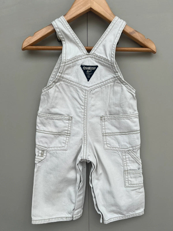 Oshkosh Off-White Dungarees 6M