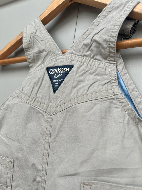 Oshkosh Cargo Beige Dungarees 6M