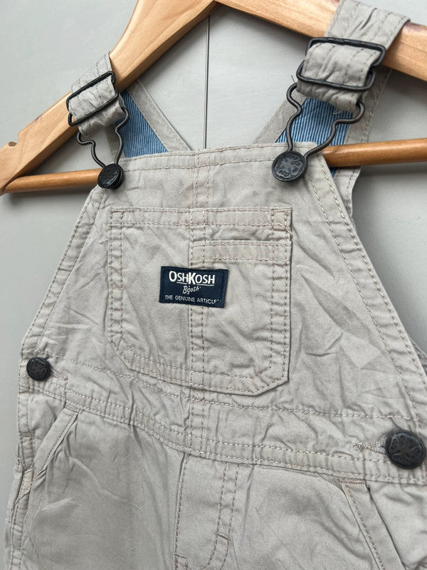 Oshkosh Cargo Beige Dungarees 6M