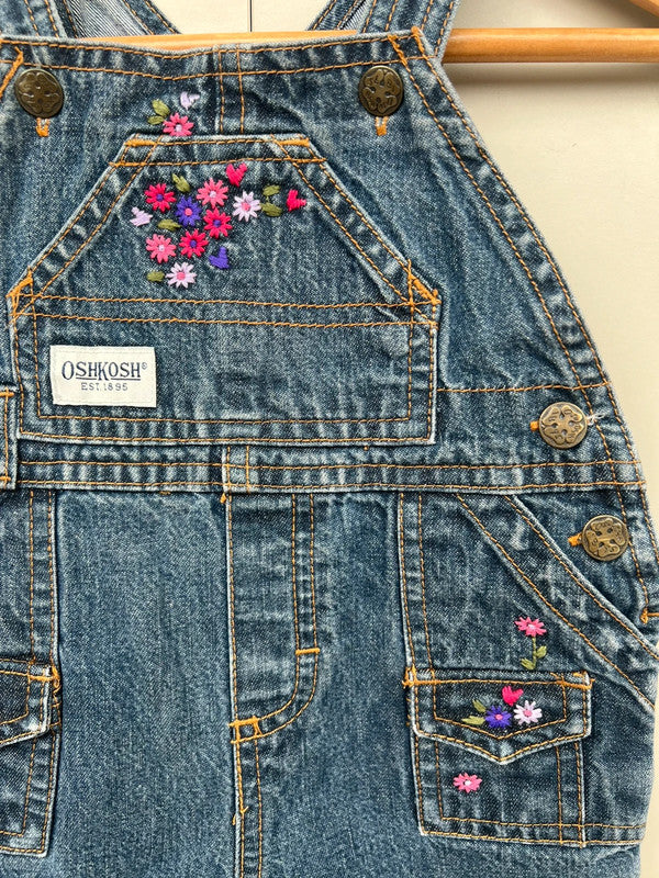 Oshkosh Vintage Denim Dungarees 6/9M