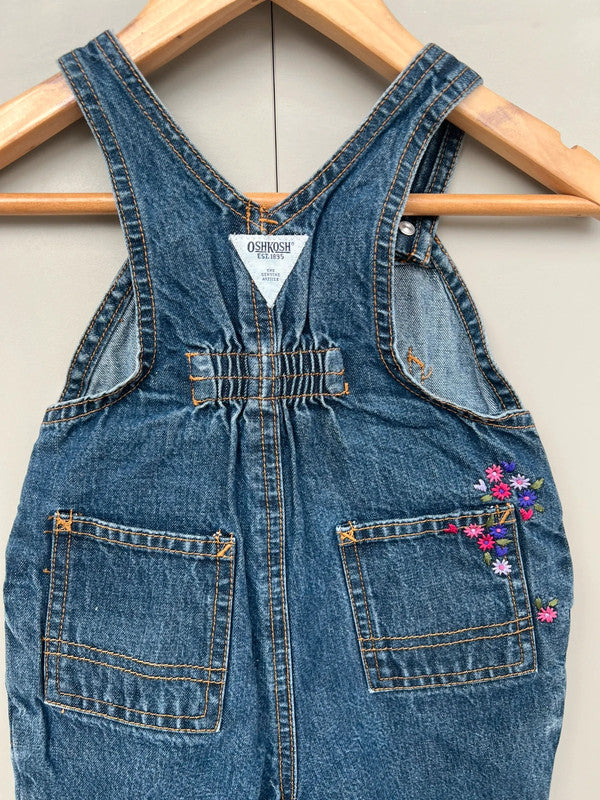 Oshkosh Vintage Denim Dungarees 6/9M