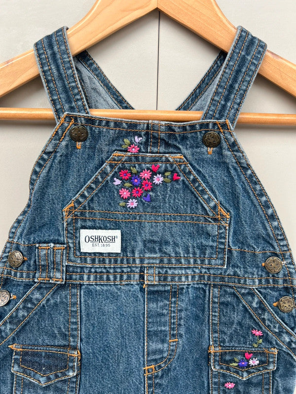 Oshkosh Vintage Denim Dungarees 6/9M