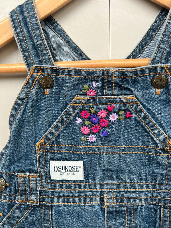 Oshkosh Vintage Denim Dungarees 6/9M