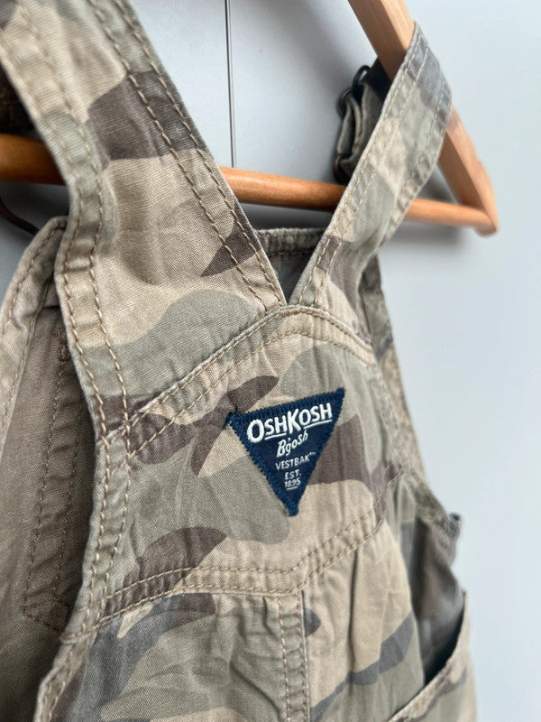 Oshkosh Camo Shortall Dungarees 12M