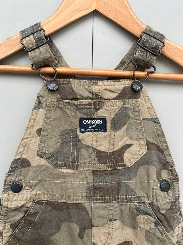 Oshkosh Camo Shortall Dungarees 12M