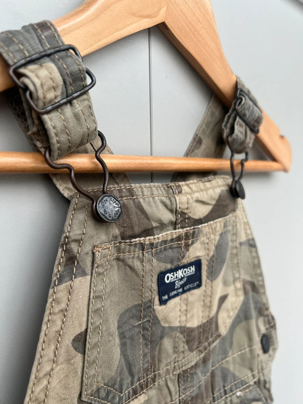 Oshkosh Camo Shortall Dungarees 12M