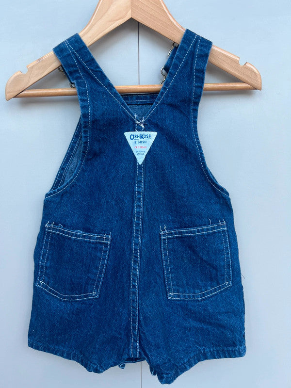 Oshkosh Vintage Denim Shortall Dungarees 18M