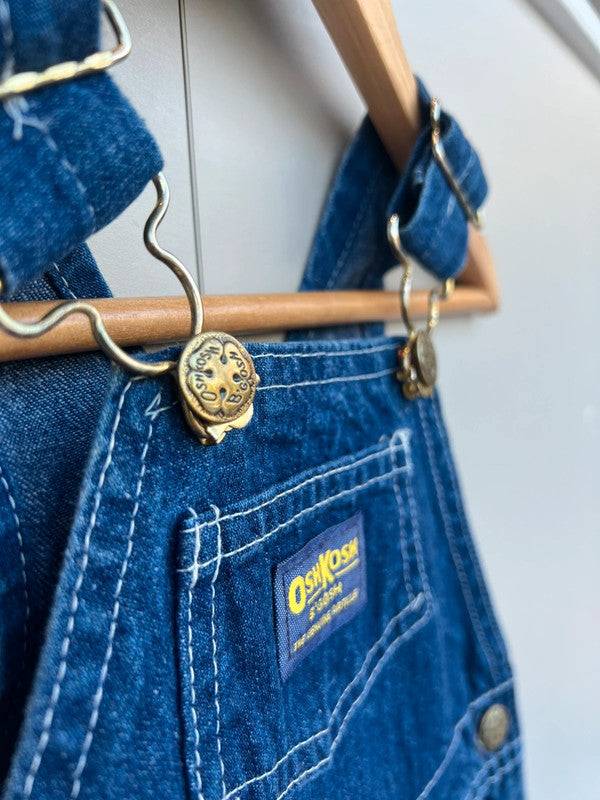 Oshkosh Vintage Denim Shortall Dungarees 18M