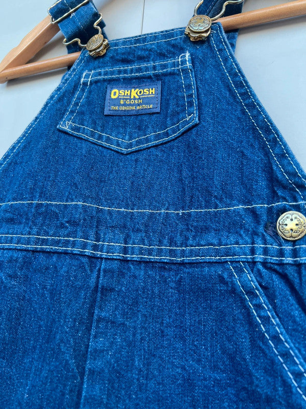 Oshkosh Vintage Denim Shortall Dungarees 18M