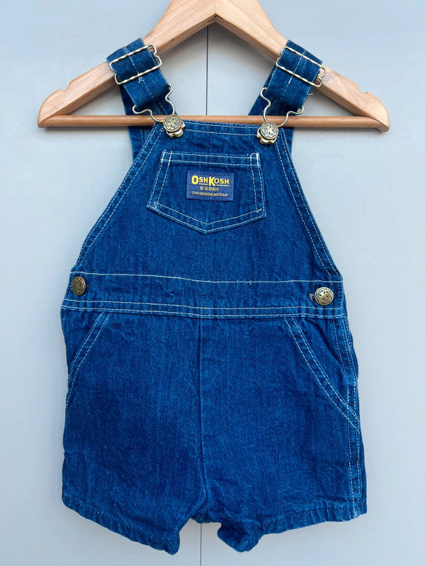 Oshkosh Vintage Denim Shortall Dungarees 18M