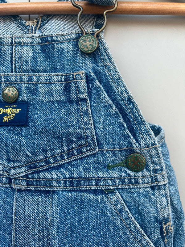 Oshkosh Vintage Denim Shortall Dungarees 12M
