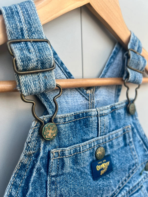 Oshkosh Vintage Denim Shortall Dungarees 12M