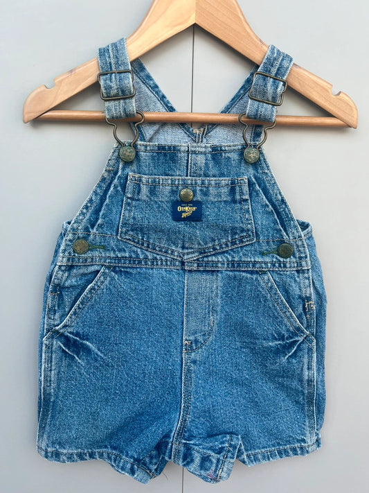 Oshkosh Vintage Denim Shortall Dungarees 12M