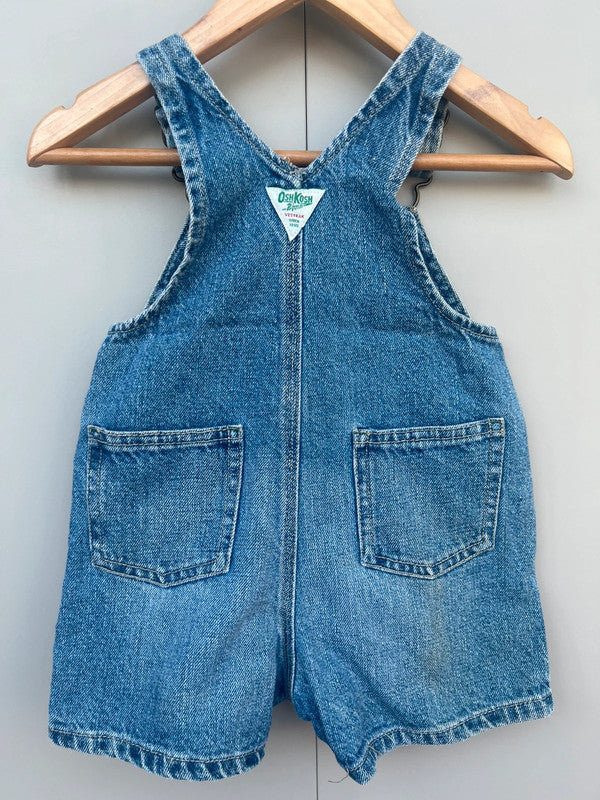 Oshkosh Vintage Denim Shortall Dungarees 12M